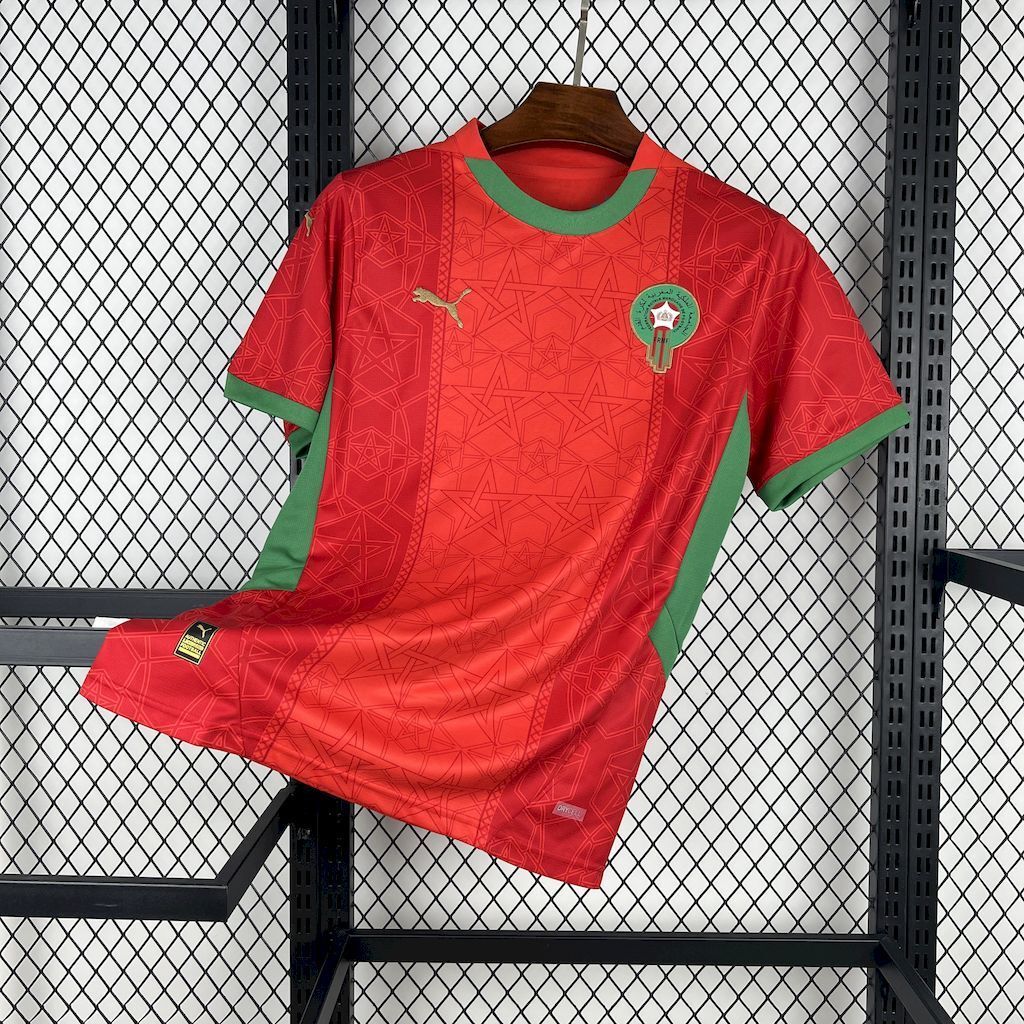 Maillot Rouge et Blanc Premium - 2 Étoiles